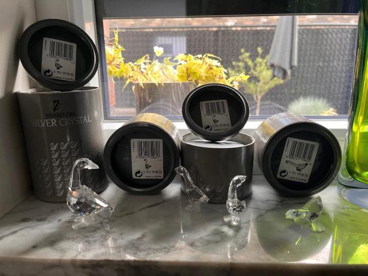 Swarovski ganzen familie, Collections, Swarovski, Neuf, Figurine, Enlèvement