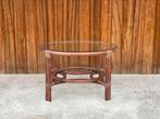 Rotan coffeetable, rond, Ophalen