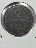 Prusse , 2 pfennige 1862A, Enlèvement ou Envoi, Allemagne, Monnaie en vrac