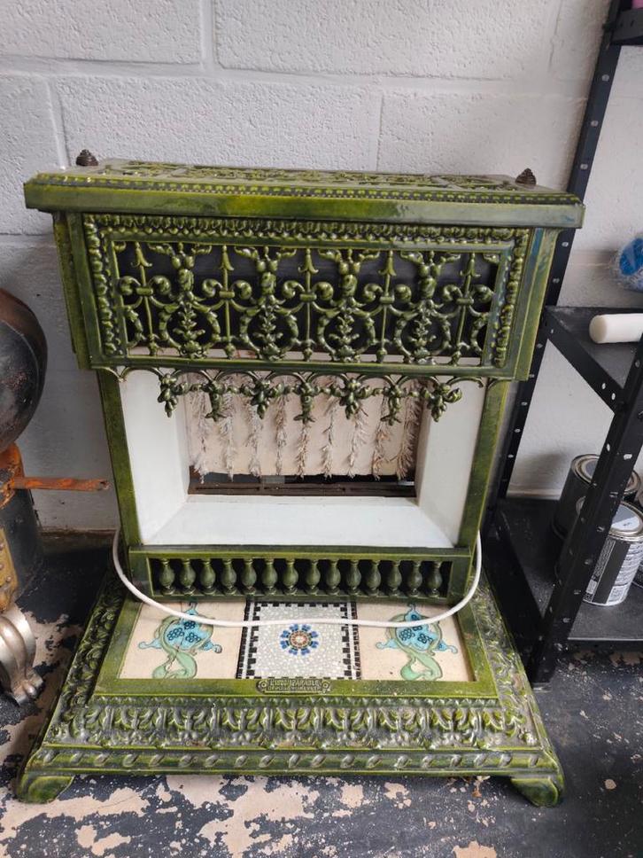 Prachtige vintage sierhaard, Huis en Inrichting, Haarden, Gebruikt, Elektrische haard, Ophalen