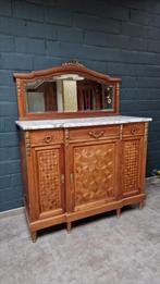 Buffetkast met spiegel, Huis en Inrichting, Gebruikt, 100 tot 150 cm, 100 tot 150 cm, 50 tot 75 cm