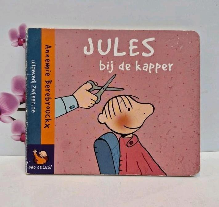 🧡 Boek: Jules bij de kapper, Boeken, Kinderboeken | Baby's en Peuters, 3 tot 4 jaar, Uitklap-, Voel- of Ontdekboek, Ophalen of Verzenden