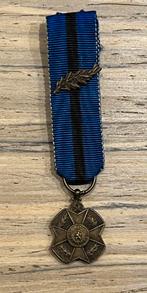 Médaille diminutive Léopold II en bronze avec palme, Enlèvement ou Envoi