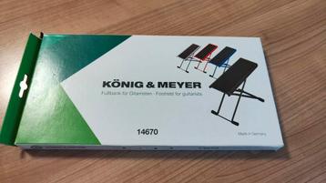 Konig & Meyer 14670 voetenbank (gitaar) 3x gebruikt beschikbaar voor biedingen
