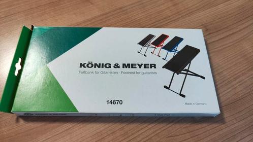 Konig & Meyer 14670 voetenbank (gitaar) 3x gebruikt, Muziek en Instrumenten, Overige Muziek en Instrumenten, Zo goed als nieuw