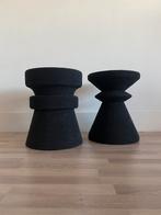 Bijzettafels/krukken van mangohout met touw, Enlèvement, Neuf