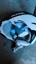 Skihelm dames zwart-wit maat 55/59, Ophalen, Zo goed als nieuw