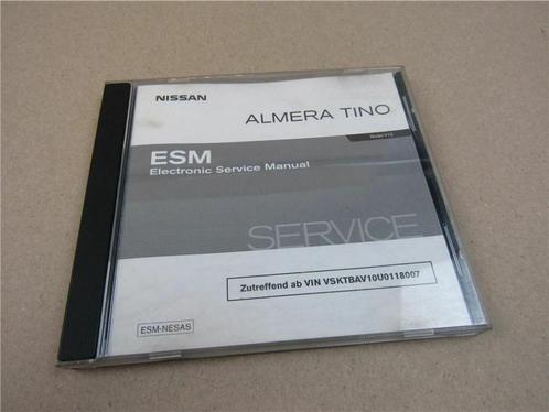 Nissan Almera Tino V10: cd-rom met elektronische onderhoudsh, Auto diversen, Handleidingen en Instructieboekjes, Verzenden