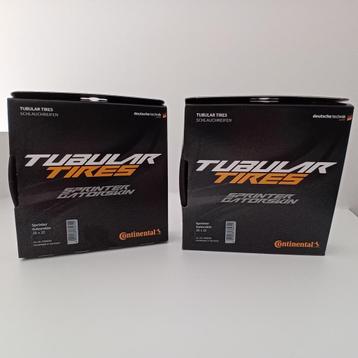2* Continental gatorskin sprinter tubular nieuw beschikbaar voor biedingen