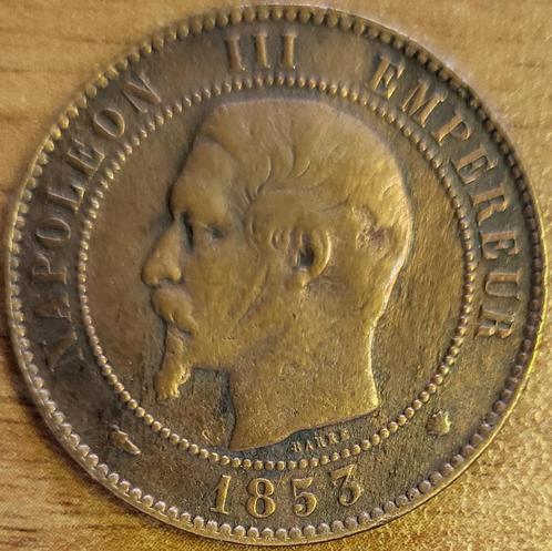 FRANKRIJK 10 ct Napoleon III 1853 MA F.133/8 KM#771.6 MS .., Postzegels en Munten, Munten | Europa | Niet-Euromunten, Losse munt