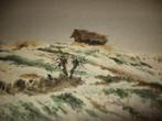 Edouard SUY 1901 3x paysage pastel aquarelles vieille cabane, Enlèvement ou Envoi