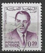 Marokko 1962-1965 - Yvert 440A - Koning Hassan - 0.20 c (ST), Postzegels en Munten, Postzegels | Afrika, Marokko, Verzenden, Gestempeld