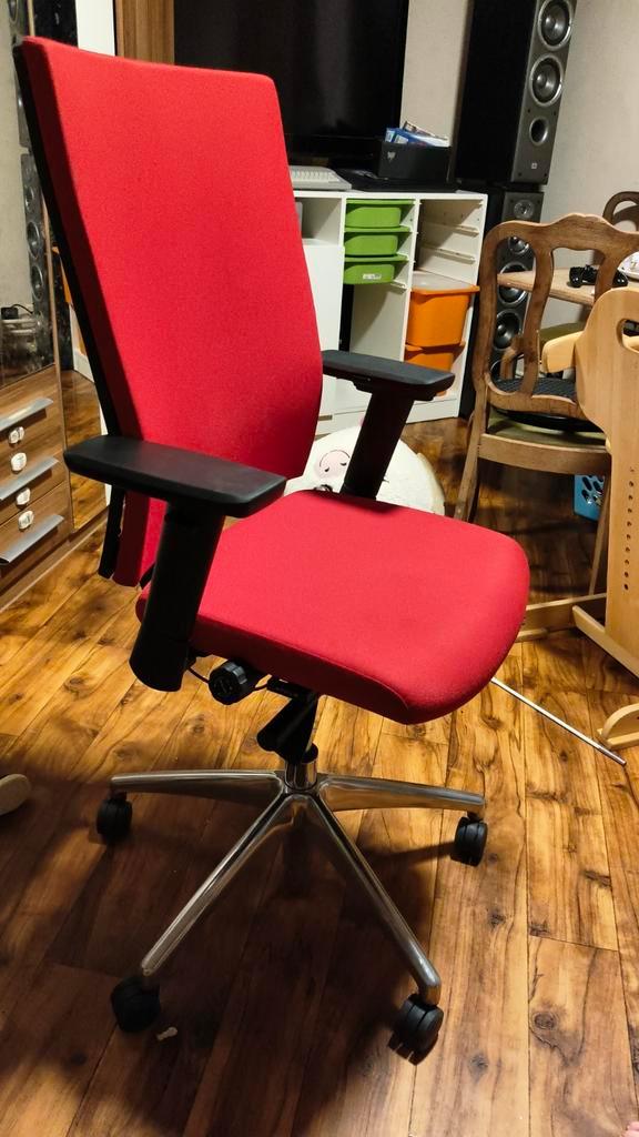 Chaise de bureau avec accoudoirs 4D, Maison & Meubles, Chaises de bureau, Comme neuf, Chaise de bureau, Vert