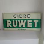 CIDRE RUWET-reclame, Ophalen of Verzenden, Gebruikt, Reclamebord