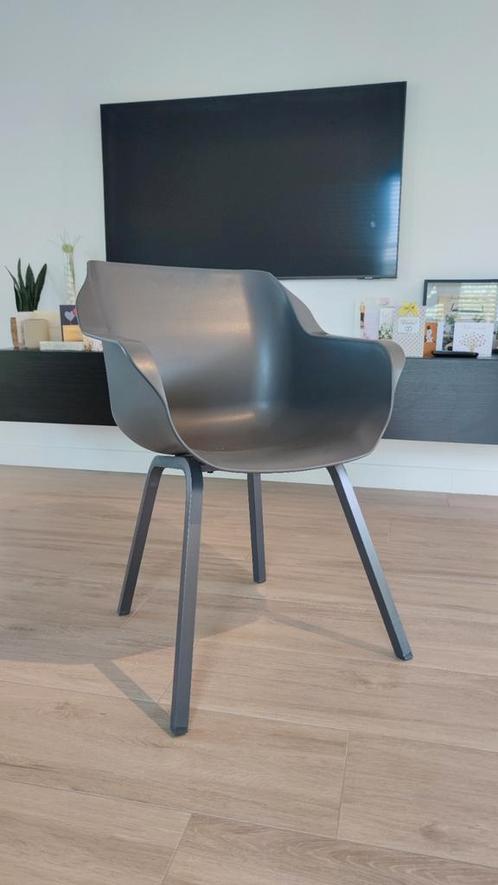 4 x Hartman Sophie tuinstoelen, Tuin en Terras, Tuinstoelen, Gebruikt, Kunststof, Stapelbaar, Ophalen