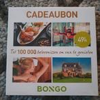 Cadeaubon bongo, Tickets en Kaartjes, Cadeaubon
