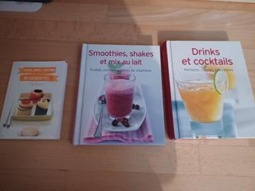 Livres : Smoothies - cocktail- sushis
