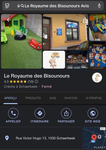 Kinderdagverblijf wordt geleverd in Schaarbeek  beschikbaar voor biedingen