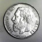 5 Francs - Léopold II small head 1868, Postzegels en Munten, Munten | België, Zilver, Ophalen of Verzenden, Losse munt, Zilver