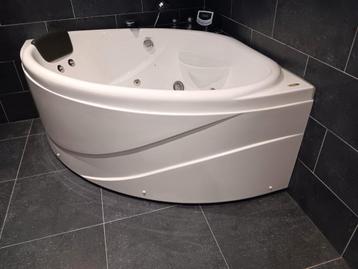 Whirlpool hoekspa bubbelbad 1.2 m x 1.2 m disponible aux enchères