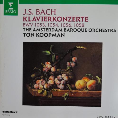 Klavierkonzerte / Bach - Amsterdam Baroque Orch / Koopman, CD & DVD, CD | Classique, Comme neuf, Orchestre ou Ballet, Enlèvement ou Envoi
