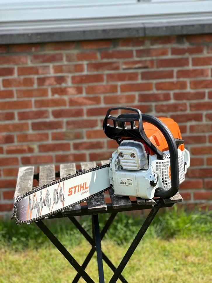 Benzinekettingzaag Stihl MS311 45cm, Tuin en Terras, Hand-tuingereedschap, Zo goed als nieuw, Ophalen