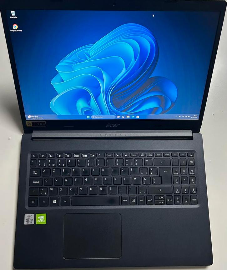 Acer aspire 5, i7, Computers en Software, Windows Laptops, Zo goed als nieuw, SSD, Ophalen