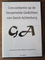 Concordantie opde Verzamelde Gedichten van Gerrit Achterberg, Gerrit Achterberg, Eén auteur, Ophalen of Verzenden, Zo goed als nieuw