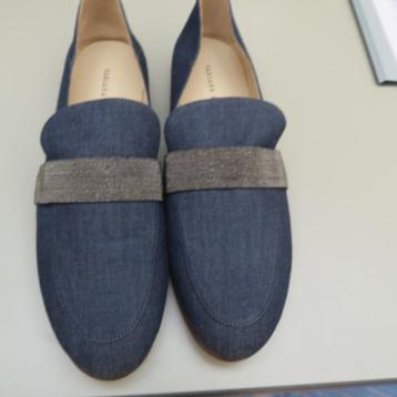 Mocasins nieuw bies strass jeans Fabiana Filippi mt 41