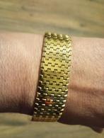 Bracelet plaqué or n 750, Handtassen en Accessoires, Armbanden, Ophalen of Verzenden, Goud, Goud