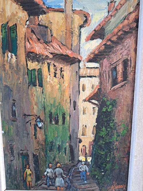schilderij olie op doek van kunstschilder, Antiek en Kunst, Kunst | Schilderijen | Klassiek, Ophalen