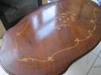 Salontafel met Italiaanse marqueterie, Huis en Inrichting, Tafels | Salontafels, Ophalen, Gebruikt, 50 tot 100 cm, 100 tot 150 cm