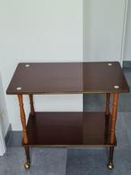 vintage bijzettafel of serveerwagen op wieltjes, Ophalen of Verzenden