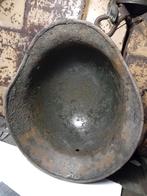 Duitse m40  helm w.o. 2, helmnummers kun je lezen, Verzamelen, Militaria | Tweede Wereldoorlog, Ophalen of Verzenden, Landmacht