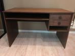 Bruin houten bureau | 120cm, Gebruikt, Ophalen, Bureau