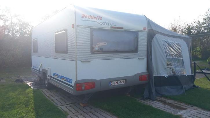 Caravan dethleff, Caravans en Kamperen, Caravans, Particulier, tot en met 5, 1250 - 1500 kg, Overige, Dethleffs, Omvormbare zithoek