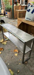 Opzettafel inox, Ophalen, Gebruikt