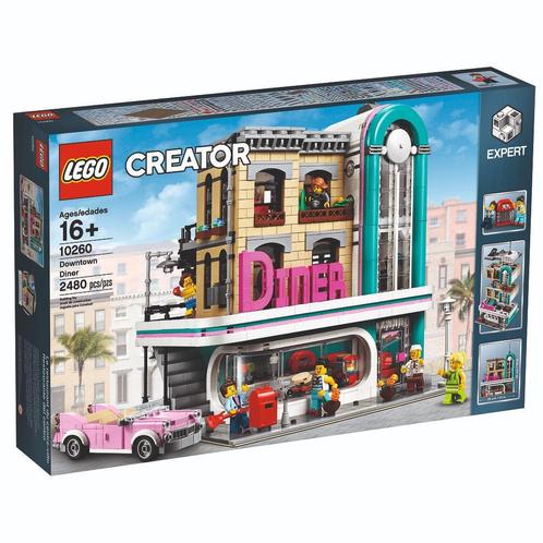 Lego Creator Expert Downtown Diner (2017), Kinderen en Baby's, Speelgoed | Duplo en Lego, Nieuw, Lego, Complete set, Ophalen of Verzenden