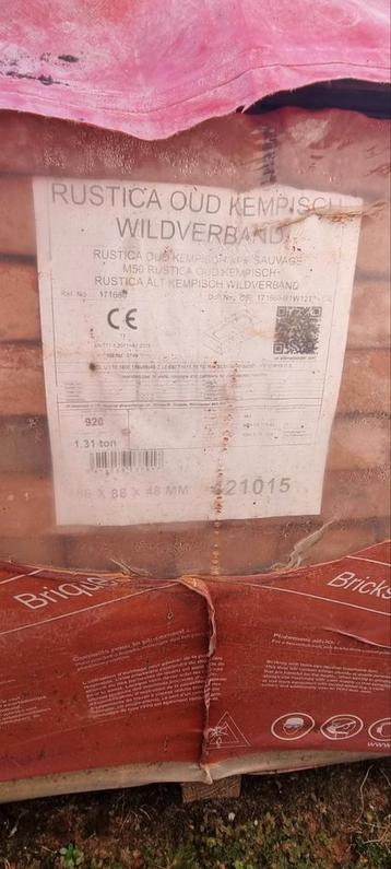 Nieuw pak stenen, Doe-het-zelf en Bouw, Metselstenen, Ophalen of Verzenden, Nieuw, Bakstenen