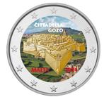 2 euro Malta 2024 Citadel Gozo gekleurd, Postzegels en Munten, Munten | Europa | Euromunten, Ophalen of Verzenden, Malta, 2 euro