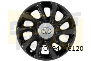 Toyota Aygo velg Aluminium 15'' turbine hoogglans zwart Orig, Neuf, 15 pouces, Véhicule de tourisme, Pneu(s)