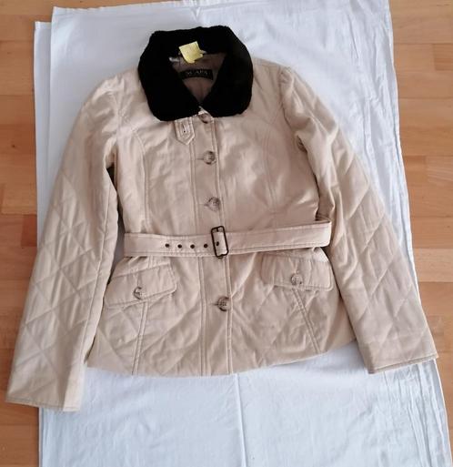 3/4 jas voor het tussenseizoen (gewatteerd), maat 36, Scapa, Kleding | Dames, Jassen | Winter, Gedragen, Maat 36 (S), Beige, Ophalen
