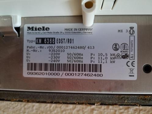 Miele inductie kookplaat - 6 kookzones, Elektronische apparatuur, Kookplaten, Gebruikt, Inbouw, Inductie, 5 kookzones of meer