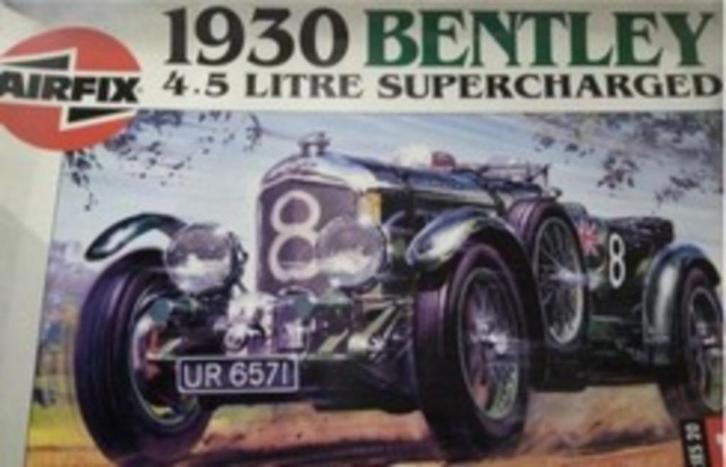 BENTLEY 1930 4.5L SUPERCHARGED 1/12 schaalmodel (AIRFIX), Hobby en Vrije tijd, Modelbouw | Auto's en Voertuigen, Gebruikt, Auto