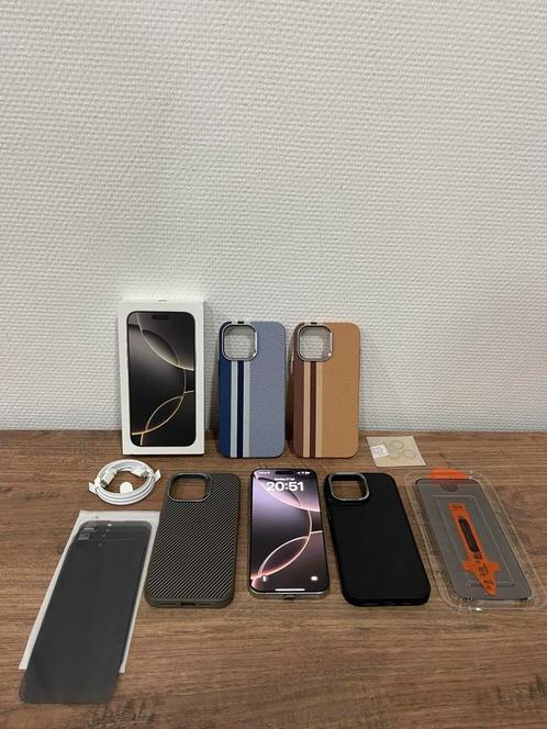 Apple iPhone 16 Pro Max - 256GB - Natural Titanium, Telecommunicatie, Mobiele telefoons | Apple iPhone, Nieuw, 256 GB, Zonder abonnement