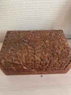 Hand carved wooden spice chest, Ophalen of Verzenden, Zo goed als nieuw