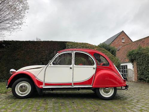 2 CV in perfecte toestand, Auto's, Citroën, Particulier, 2CV, Benzine, Cabriolet, 4 deurs, Handgeschakeld, Wit, Overige kleuren