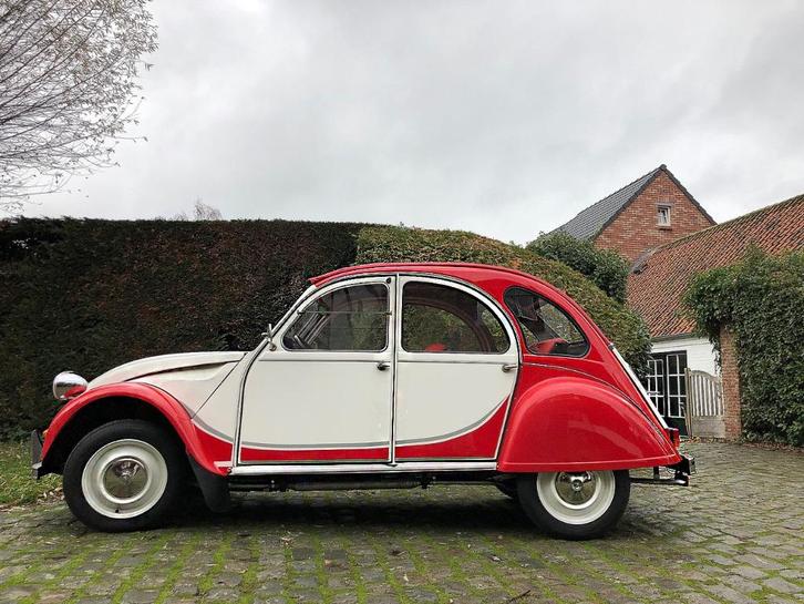 2 CV in perfecte toestand, Auto's, Citroën, Particulier, 2CV, Benzine, Cabriolet, 4 deurs, Handgeschakeld, Wit, Overige kleuren