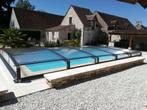 Abri piscine télescopique bas, Jardin & Terrasse, Enlèvement ou Envoi, Couverture de piscine, Neuf