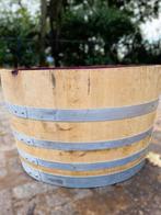 Groot half wijnvat 200L vat - Eikenhout - Bloembak - Vijver, Ophalen, Tuin, Rond, Nieuw